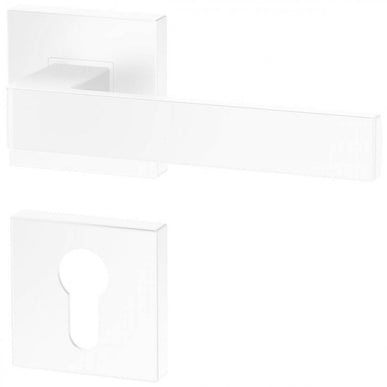 Manere usi ERGO alb mat cu rozeta yala