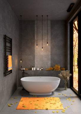 Cadă din compozit albă lucioasă Brave New