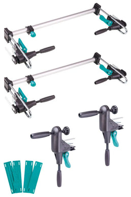 Set, kit profesional montaj captuseli si tocuri usi - WOLFCRAFT 3676000 www.CasaDeco.ro