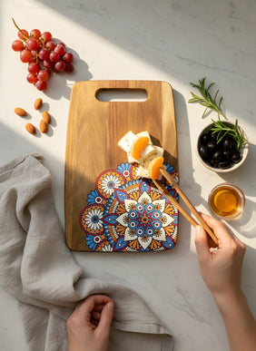 Tocător din lemn, 34×22 cm, Colecția Mandala – Olivy