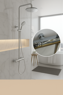 Set duș termostatic Thermostatic Urban Steel – confort și design premium