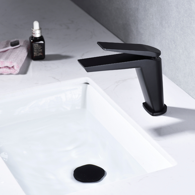 Baterie lavoar Minimal Concept, Negru, 5006-1 Smack