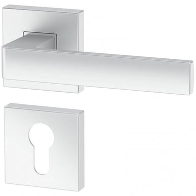 Manere usi Ergo cu rozeta yala crom satin