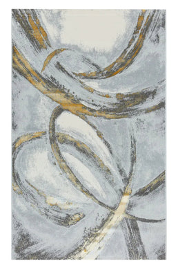 Covor Modern EFES HE776 Gri/Muștar(Gold) armeda