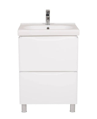 Mobilier de baie pe pardoseală Venice, Alb (City) Aqua Rodos