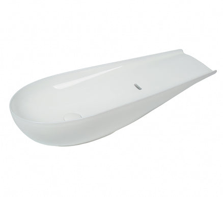 Lavoar ceramic cu formă atipică A797B – alb lucios