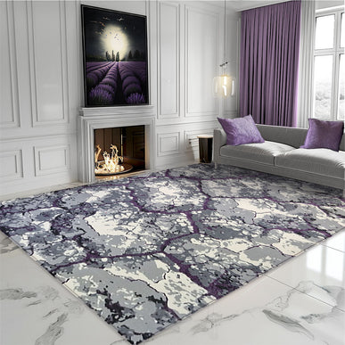 Covor Milano Bedrock Crem Lila/ 0595B barak
