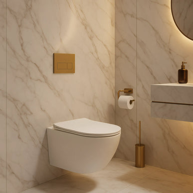 Vas WC Suspendat Luxury - Alb Mat, Rimless