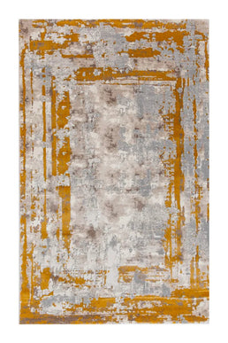 Covor living Rose 50122 E/Z Muștar (Gold)/Beige armeda