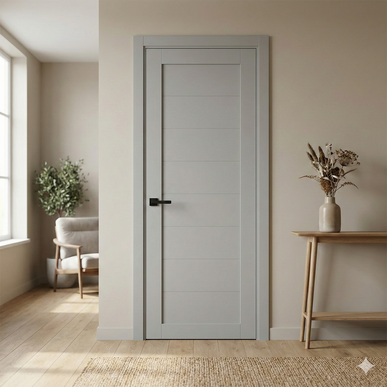 Ușă de interior T-04-design orizontal minimalist