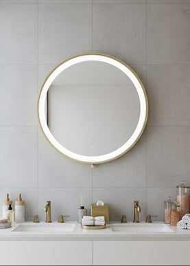 Oglindă baie LED ⌀70 cm rotundă cu senzor de mișcare J-2083