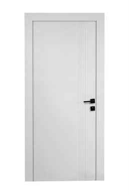 Ușă de interior albă JY-003 cu toc reglabil – stil modern minimalist, complet echipată, livrare rapidă www.olivy.ro