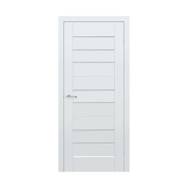 Ușă interior Bit 06 White Silk Mat – complet echipată, cu toc reglabil și design alb mat mătăsos Omis