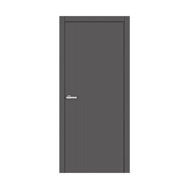 Ușă interior Blank Graphite – complet echipată, cu toc reglabil Omis