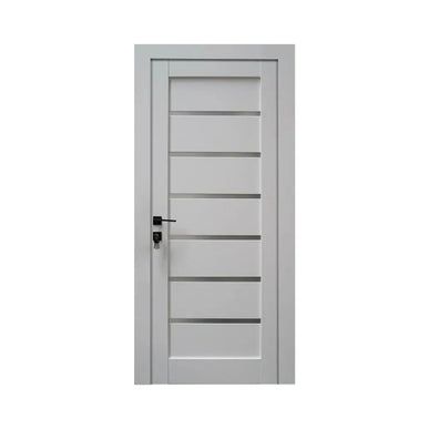 Ușă interior albă JYA-019 cu toc reglabil – design clasic, complet echipată www.CasaDeco.ro