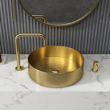 Lavoar Modern din Inox pentru Blat 3811-Gold www.olivy.ro