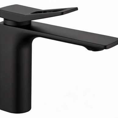 Baterie lavoar – Nivo – negru mat