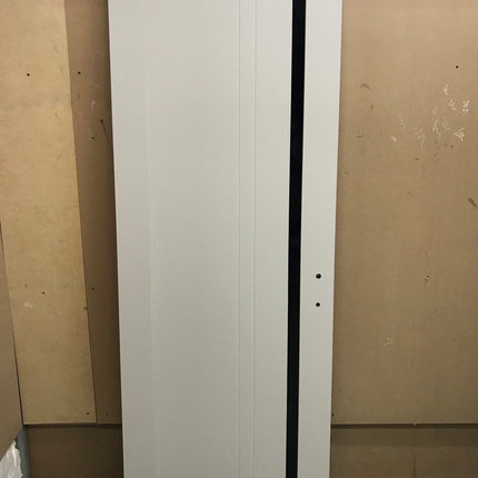 Ușă de interior ML-612 cu riflaj decorativ și geam satin / Millenium - Carlo Porte www.olivy.ro