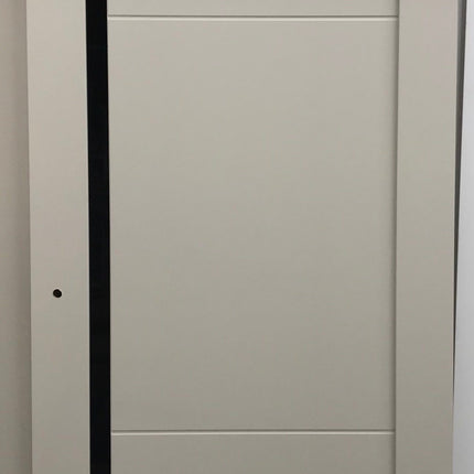 Ușă de interior ML-614 – cu panouri orizontale și geam satinat / Millenium - Carlo Porte www.olivy.ro