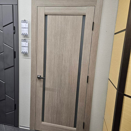 Ușă de interior ML-62 cu două benzi de sticlă satin – stil elegant / Millenium - Carlo Porte www.olivy.ro