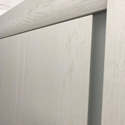 Ușă de interior ML-621 cu geam dublu lateral și riflaj vertical / Millenium - Carlo Porte www.olivy.ro