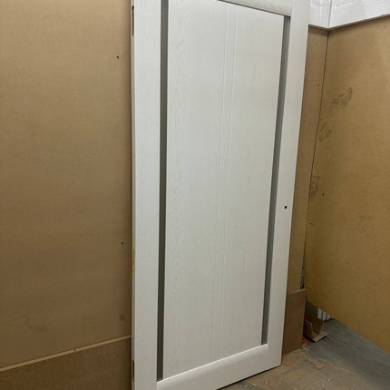 Ușă de interior ML-621 cu geam dublu lateral și riflaj vertical / Millenium - Carlo Porte www.olivy.ro