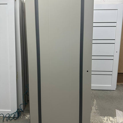 Ușă de interior ML-622 – geam mat dublu + riflaje verticale, design modern / Millenium - Carlo Porte www.olivy.ro