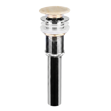 Ventil lavoar tip pop-up cu capac ceramic marmorat crem