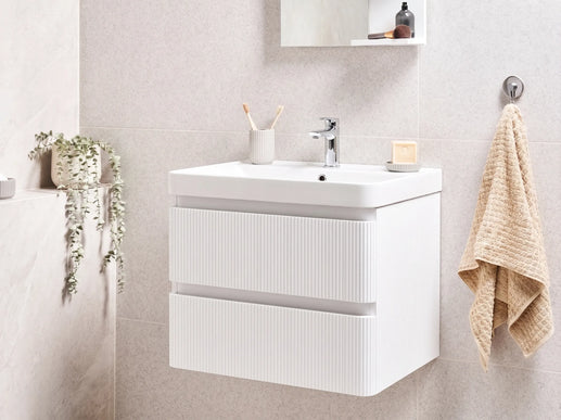 Mobilier de baie suspendat Accent Lux alb