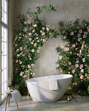 Cadă din compozit albă lucioasă Valeria Miraggio