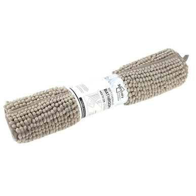 Covoras baie, SANITARY, Microfibra, 45x70 cm, Bej, Dreptunghiular