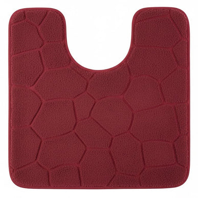 Covoras baie tip U, SANITARY, Microfibra, 45x45 cm, mov imperial, Patrat