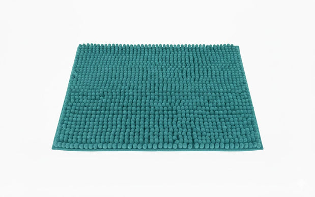 Covoras baie, SANITARY, Microfibra, 45x70 cm, turcoaz ocean, Dreptunghiular