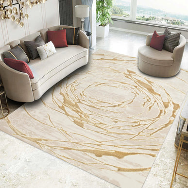 Covor Elif Silky Soft Wave Crem Gold/ F353A barak