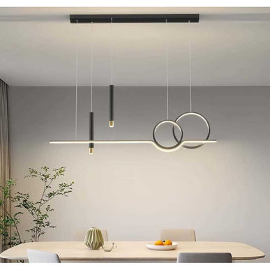 Lustră LED 98W Minimalist cu Telecomandă WiFi 2.4G SE-P1089/120 LMX