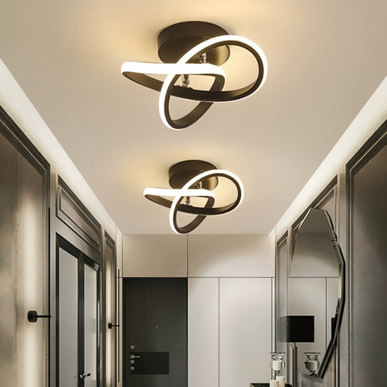 Lustră LED Black 24W – Design Versatil și Iluminare Eficientă - 3570/240MM NEGRU LMX