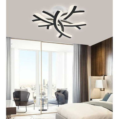 Lustră LED cu Telecomandă WiFi 2.4G – Iluminare Inteligentă și Versatilă G3820/6 BK LMX