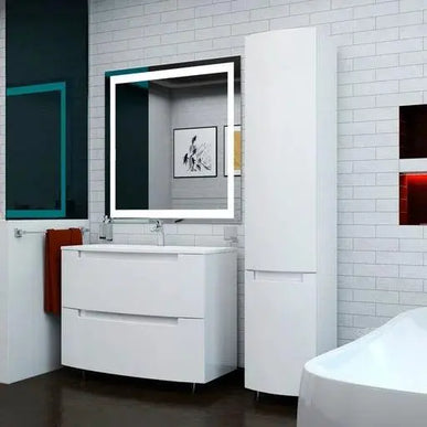 Mobilier de baie pe pardoseală Headway alb Aqua Rodos