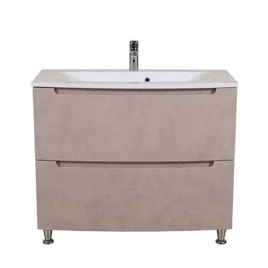 Mobilier de baie pe pardoseală Headway beton-beige Aqua Rodos
