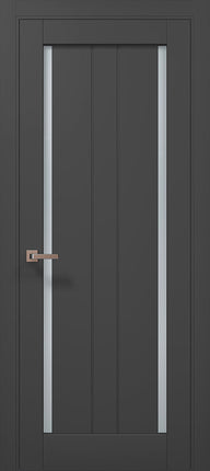 Ușă de interior ML-621 cu geam dublu lateral și riflaj vertical / Millenium - Carlo Porte www.olivy.ro