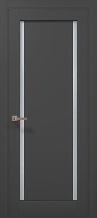 Ușă de interior ML-62 cu două benzi de sticlă satin – stil elegant / Millenium - Carlo Porte www.olivy.ro