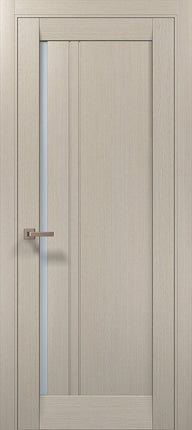 Ușă de interior ML-612 cu riflaj decorativ și geam satin / Millenium - Carlo Porte www.olivy.ro