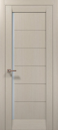 Ușă de interior ML-613 cu linii orizontale și geam satin – model urban / Millenium - Carlo Porte www.olivy.ro