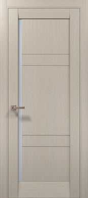 Ușă de interior ML-614 – cu panouri orizontale și geam satinat / Millenium - Carlo Porte www.olivy.ro