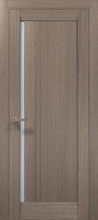 Ușă de interior ML-612 cu riflaj decorativ și geam satin / Millenium - Carlo Porte www.olivy.ro