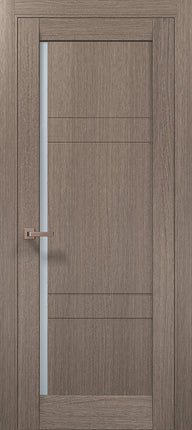 Ușă de interior ML-614 – cu panouri orizontale și geam satinat / Millenium - Carlo Porte www.olivy.ro
