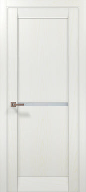 Ușă interior ML-60 satin – cu bandă de sticlă / Millenium - Carlo Porte www.olivy.ro