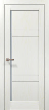 Ușă de interior ML-614 – cu panouri orizontale și geam satinat / Millenium - Carlo Porte www.olivy.ro