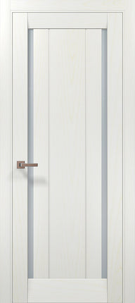 Ușă de interior ML-622 – geam mat dublu + riflaje verticale, design modern / Millenium - Carlo Porte www.olivy.ro