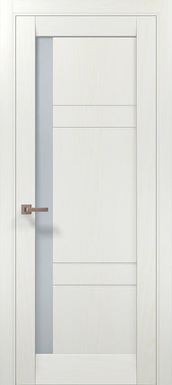 Ușă de interior Millenium ML 644 – Eleganță echilibrată cu fereastră verticală laterală / Millenium - Carlo Porte www.olivy.ro